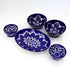 Blue Pottery Lotus Collection - Elegant 3-Piece Serving Set