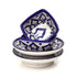 Blue Pottery Mandala Dining Set - Elegant 2-Piece Serving Collection