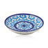 Blue Pottery Mandala Inspired Pattern Decorative Plate—Cyan & Deep Blue—8”