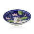Blue Pottery Nandi Bull Inspired Decorative Plate—Deep Blue—8”