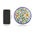 Blue Pottery Nature Inspired Pattern Decorative Plate—Multicoloured—8”
