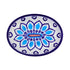 Blue Pottery Oval Plate
