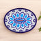 Blue Pottery Oval Plate