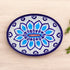 Blue Pottery Oval Plate
