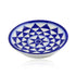 Blue Pottery Star Pattern Decorative Plate—White and Blue —6”