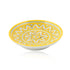 Blue Pottery Star Pattern Decorative Plate—Yellow—8”