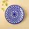 Blue Pottery Star Pattern Decorative Plate—White and Blue —8”