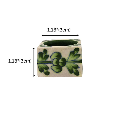 Blue Pottery T-Light Holders