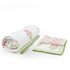 Blush Blossom Quilted Bed Cover and Pillow Cover – Hand Block Print