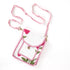 Bold Pink Poppy Quilted Cotton Mobile Sling Bag