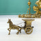 Brass Horse Cart Antique Style Tanga Rath – Decorative Statue/Showpiece for Home, Office, Living Room, Study Table, Unique Gift