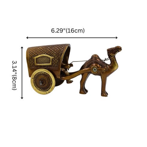 Brass Camel Cart