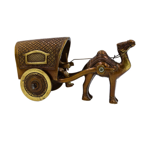 Brass Camel Cart