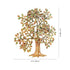 Brass Decorative Kalpavriksha Tree with Colourful Leaf Detailing