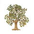 Brass Decorative Kalpavriksha Tree with Colourful Leaf Detailing