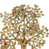 Brass Decorative Kalpavriksha Tree with Colourful Leaf Detailing