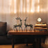 Brass Deer Pair