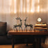 Brass Deer Pair