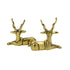Brass Deer Pair Ethnic Design Handmade Statue for Home Decor Office Counter Unique Piece