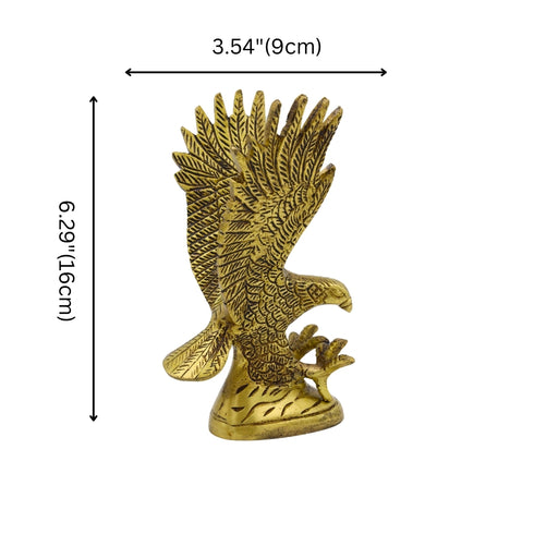 Brass Eagle Statue