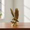 Brass Eagle Statue | Wild Bird Flying Golden
