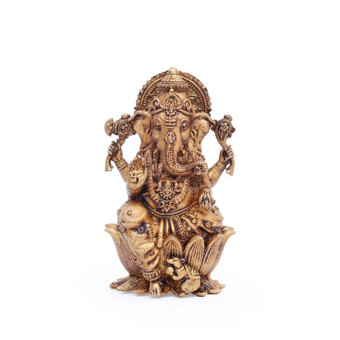 Brass Ganesh Lakshmi Set – Work desk Idol