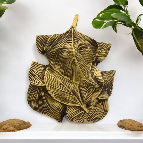 Brass Ganesha Wall Hanging