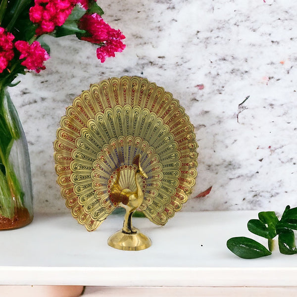 Brass Golden Peacock