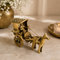 Brass Horse-Drawn Carriage Showpiece