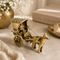 Brass Horse-Drawn Carriage Showpiece