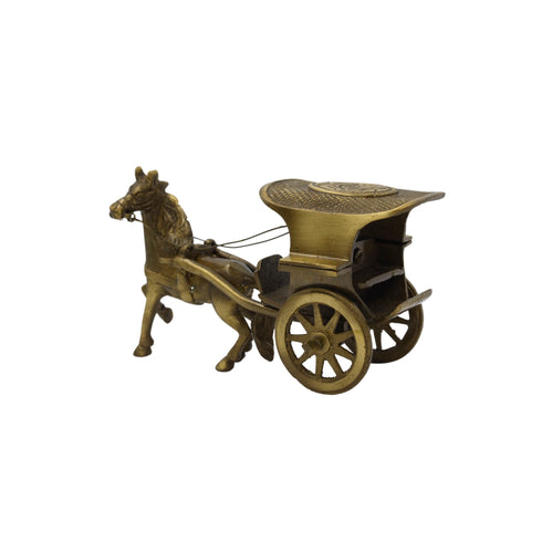 Brass Horse Cart