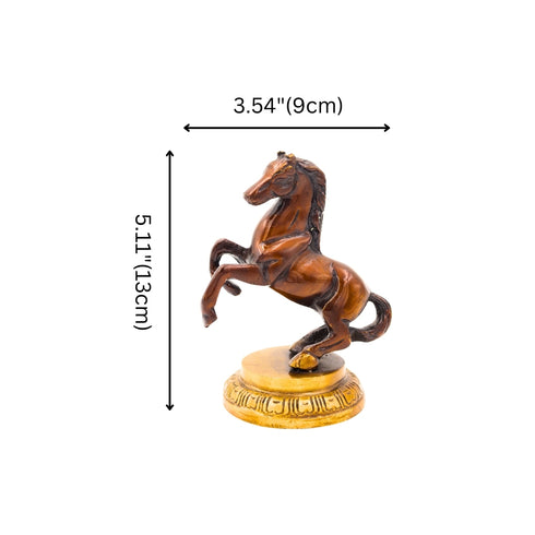 Brass Horse Statue