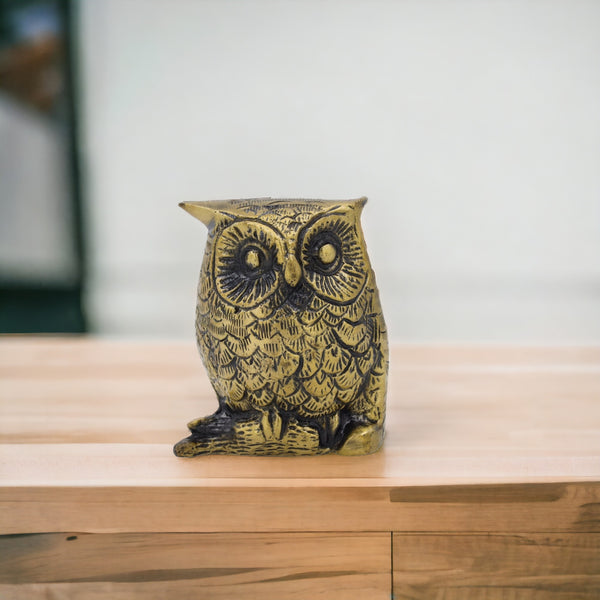 Brass Owl Statue – A Symbol of Good Luck, Wisdom, and Prosperity for Your Home and Office