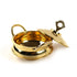 Brass Serving Pot with Lid and Handle