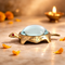 Brass Shree Yantra Tortoise with Glass Shell – Indian Vastu Decor