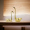 Brass Swan Pair