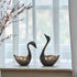 Brass Swan Pair | Duck Birds Showpiece Item for Home, Bedroom, Office, and Showrooms and for Gifting Purposes
