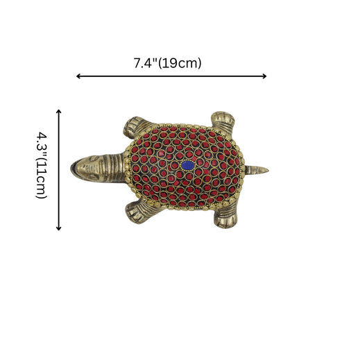 Brass Tortoise Yantra