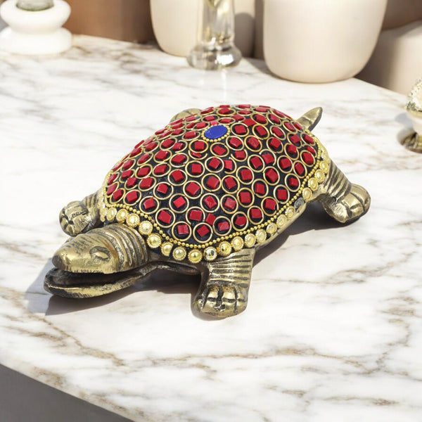 Brass Tortoise Yantra
