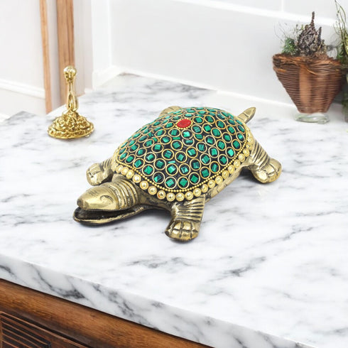 Brass Tortoise Yantra