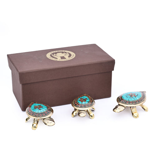 Brass Wish Tortoise with Hidden Compartment