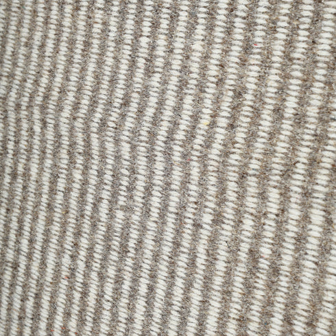 Brown Handwoven Jawaja Durrie—Stripe Pattern