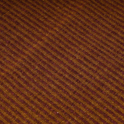 Brown Handwoven Jawaja Durrie—Stripe Pattern