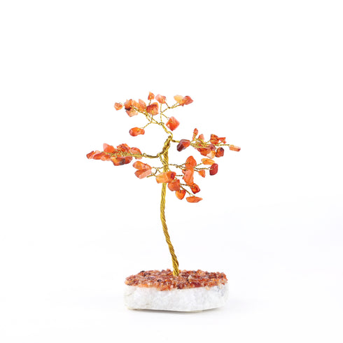 Carnelian Wish Tree – Crystal/Gemstone Tree for Spiritual Home Decor