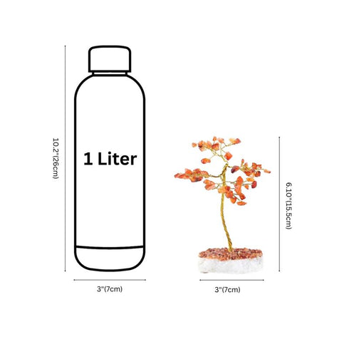 Carnelian Wish Tree – Crystal/Gemstone Tree for Spiritual Home Decor