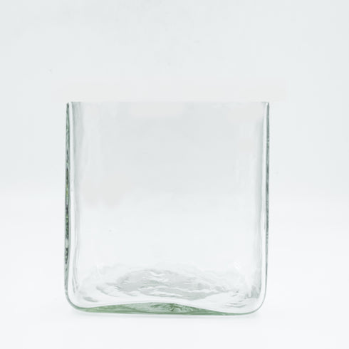 Chic Decorative Glass Square Flower Vase – Stylish Centerpiece for Any Space