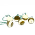 Christmas Décor Handcrafted Eco-friendly Green Wooden Baubles