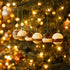 Christmas Décor Handcrafted Eco-friendly Green Wooden Baubles
