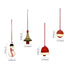 Christmas Décor Handcrafted Eco-friendly Wooden Hangings