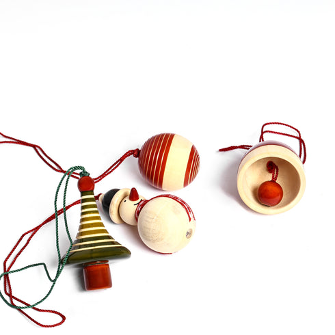 Christmas Décor Handcrafted Eco-friendly Wooden Hangings